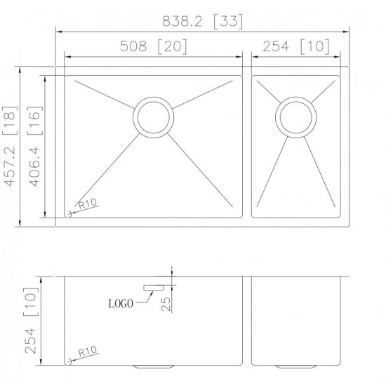 33-in. W Kitchen Sink_AI-27408