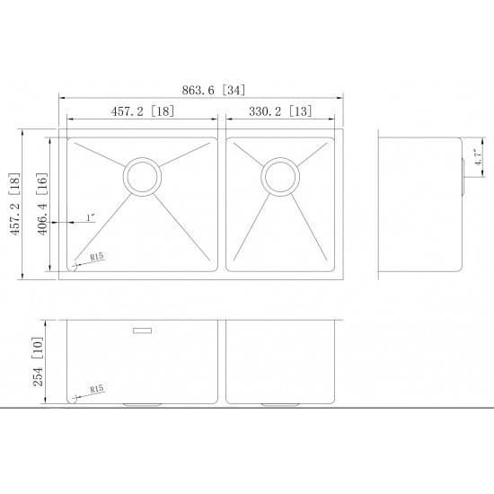 34-in. W Kitchen Sink_AI-27431