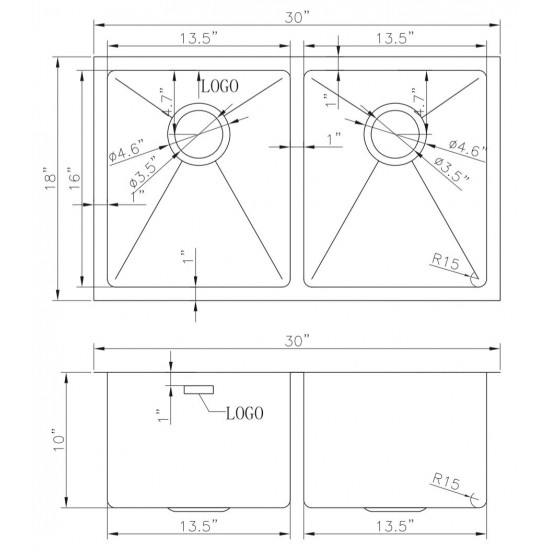 30-in. W Kitchen Sink_AI-27479