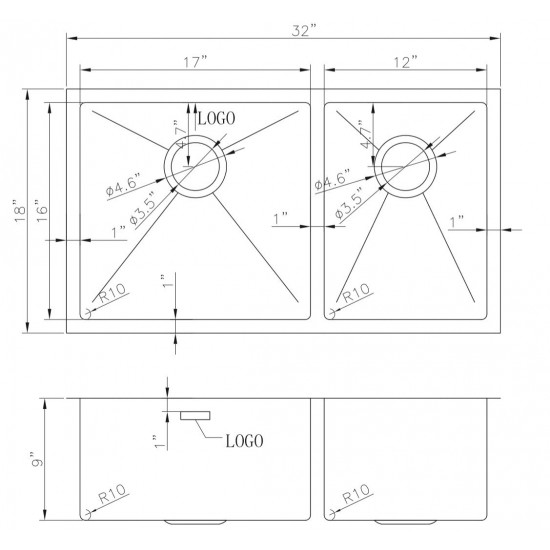 32-in. W Kitchen Sink_AI-27497