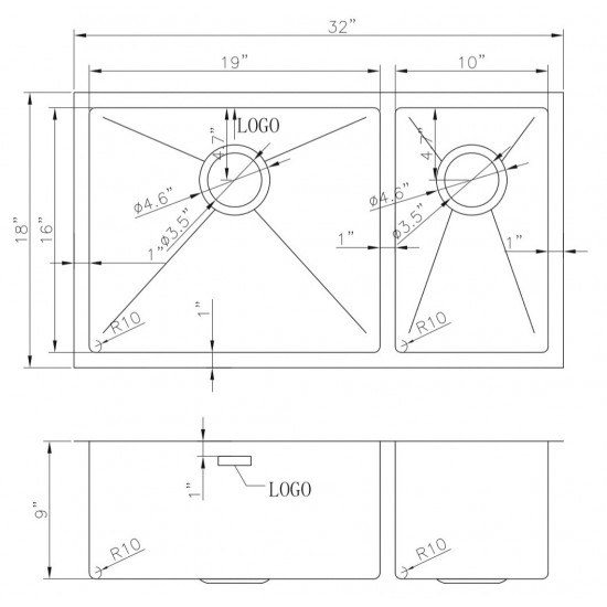 32-in. W Kitchen Sink_AI-27500