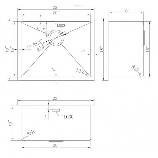 22-in. W Kitchen Sink_AI-27520