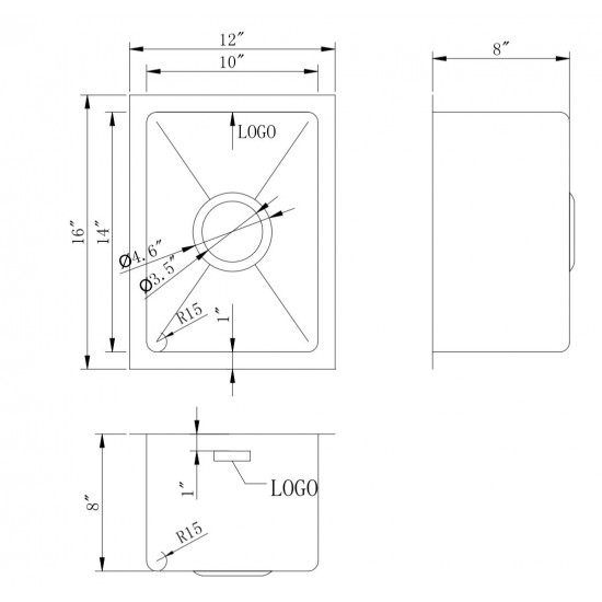 12-in. W Kitchen Sink_AI-27532