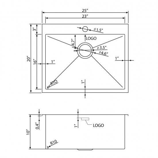 25-in. W Kitchen Sink_AI-27535