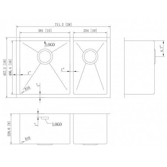 28-in. W Kitchen Sink_AI-27656