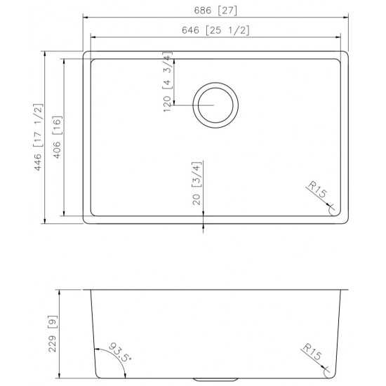 27-in. W Kitchen Sink_AI-27674