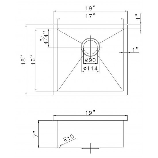 19-in. W Kitchen Sink_AI-29182