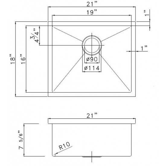 21-in. W Kitchen Sink_AI-29171