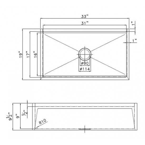 33-in. W Kitchen Sink_AI-29191