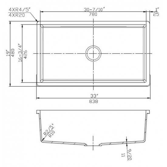 33-in. W Kitchen Sink_AI-29276