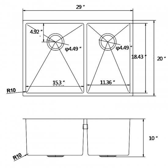 29-in. W Kitchen Sink_AI-29381