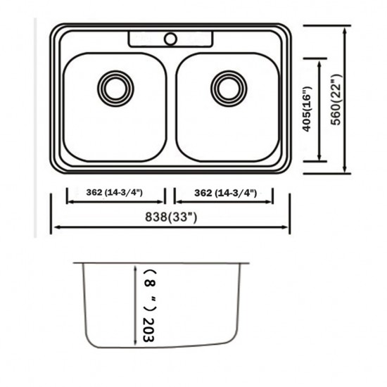 33-in. W Kitchen Sink Set_AI-29398