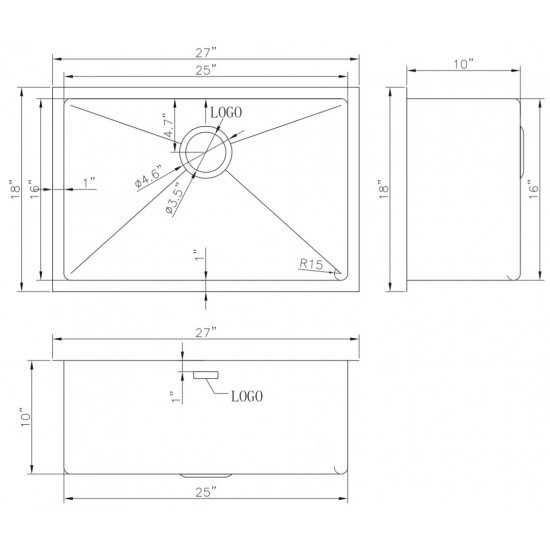 27-in. W Laundry Sink_AI-27608