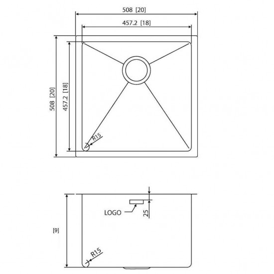 20-in. W Laundry Sink Set_AI-31745