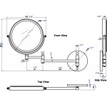 19.56-in. W Magnifying Mirror_AI-645