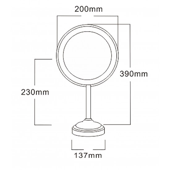 10-in. W Magnifying Mirror_AI-28717