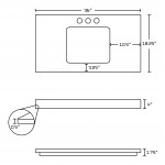 36-in. W Stone Top_AI-677