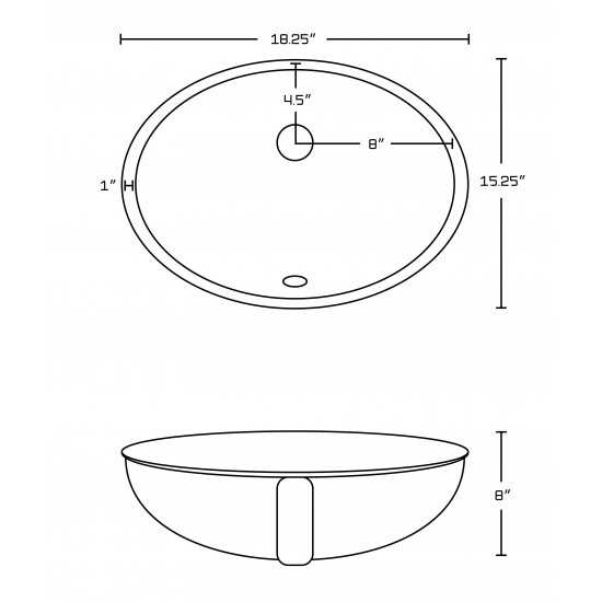 18.25-in. W Bathroom Undermount Sink_AI-18093