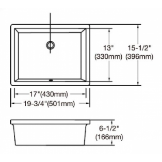 20-in. W Bathroom Undermount Sink_AI-33605