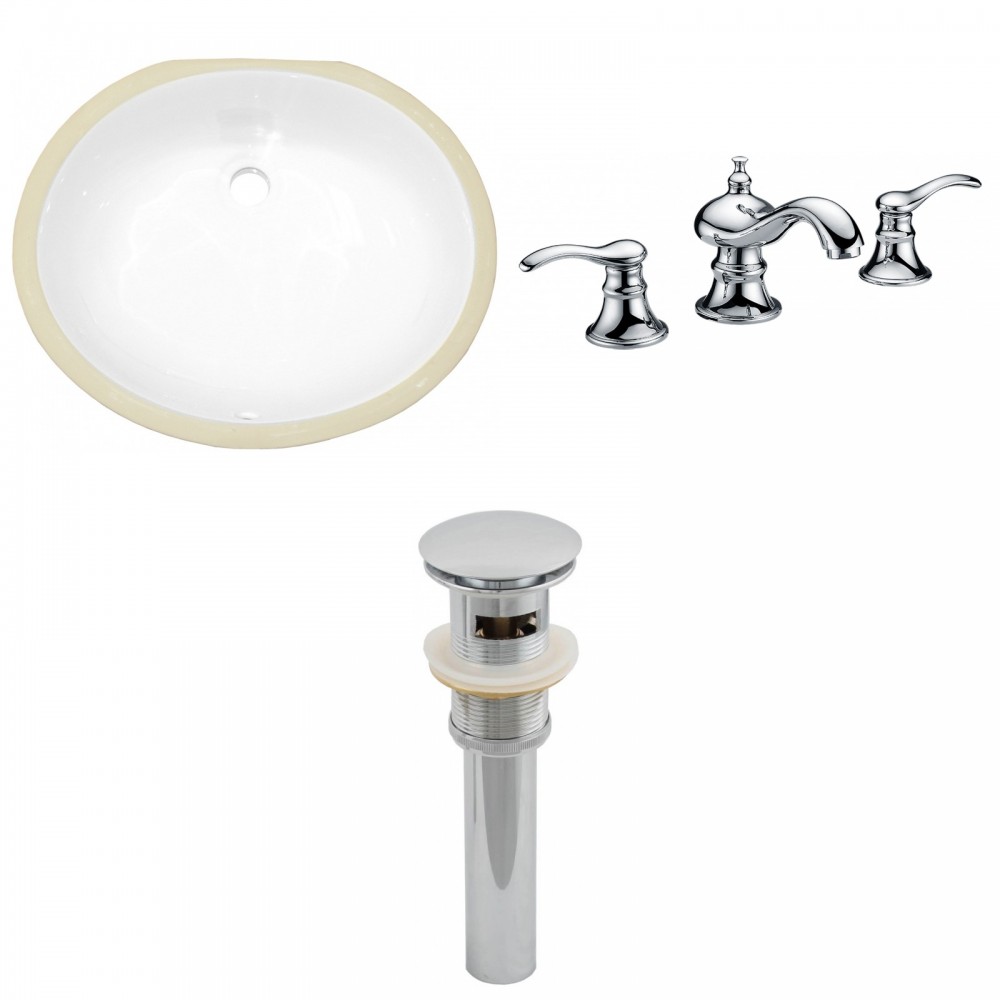 19.5-in. W Bathroom Undermount Sink Set_AI-13229