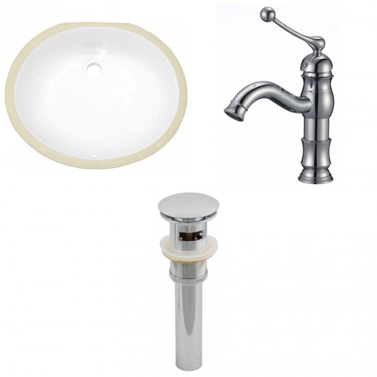 19.5-in. W Bathroom Undermount Sink Set_AI-13236