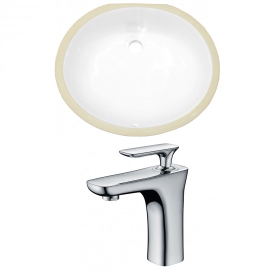 19.5-in. W Bathroom Undermount Sink Set_AI-22680