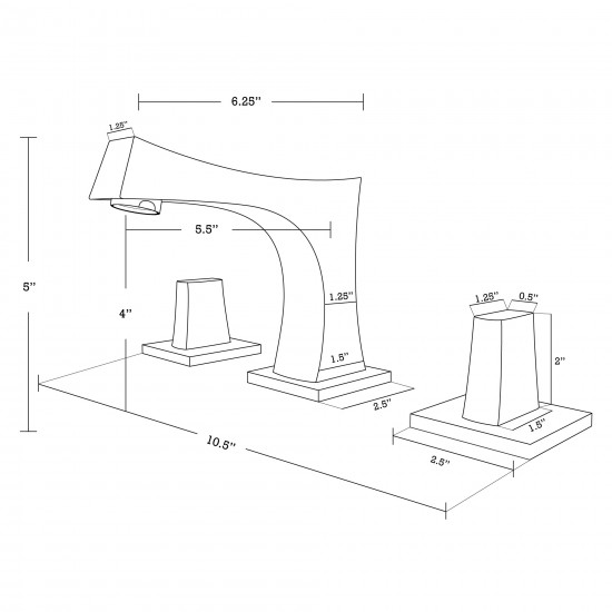20.75-in. W Bathroom Undermount Sink Set_AI-13256