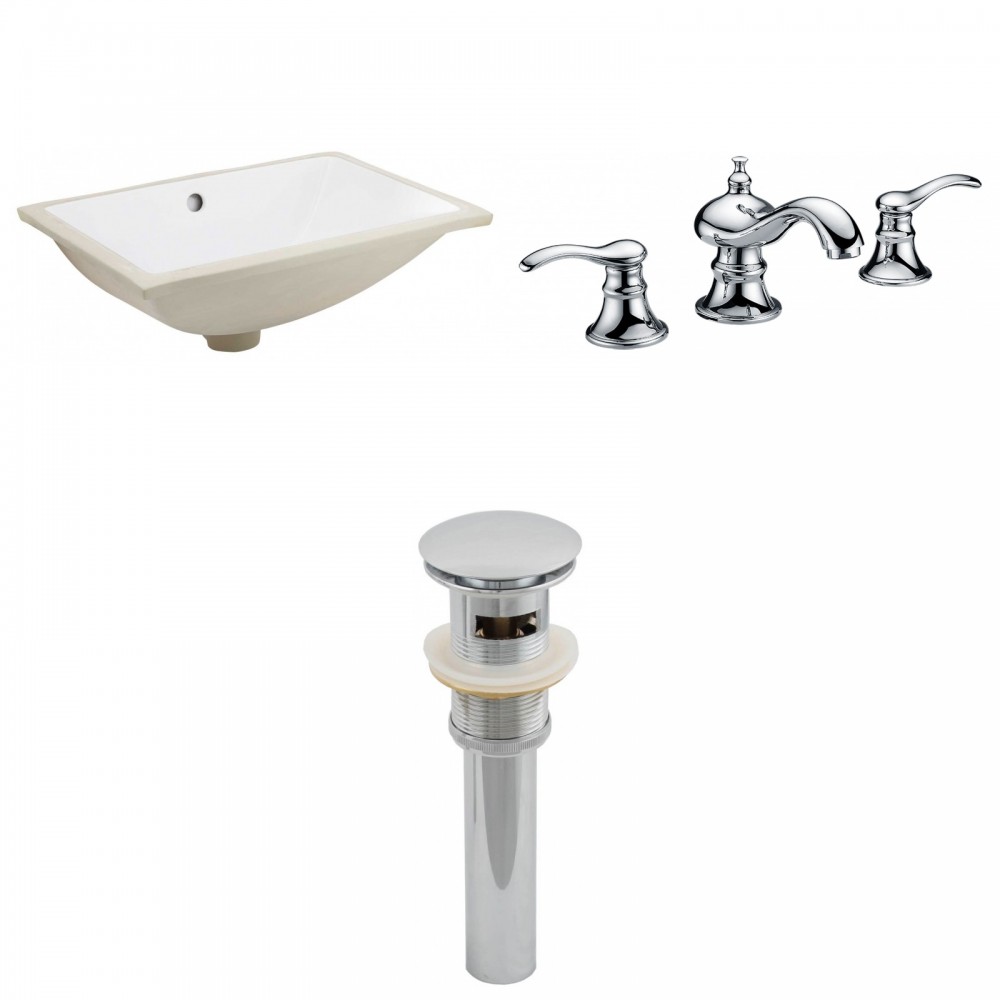 20.75-in. W Bathroom Undermount Sink Set_AI-13259