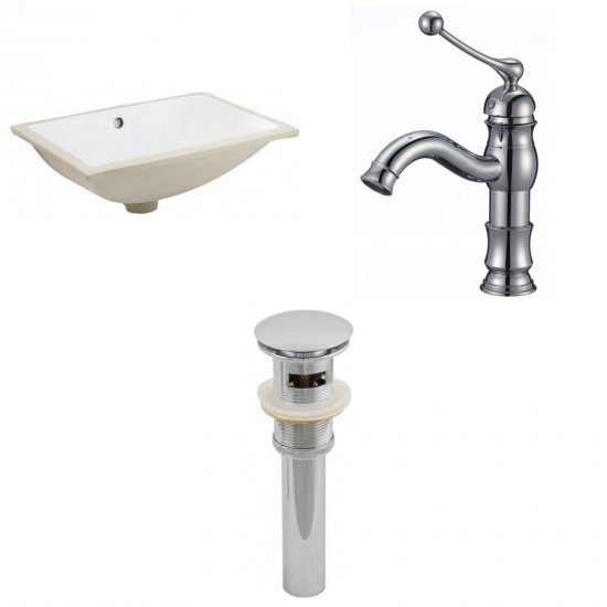 20.75-in. W Bathroom Undermount Sink Set_AI-13266