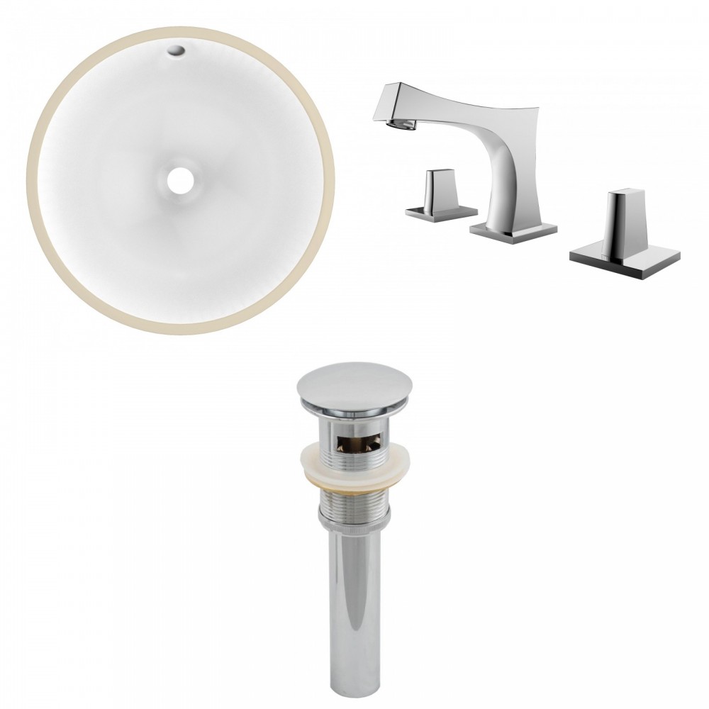 16.5-in. W Bathroom Undermount Sink Set_AI-12927