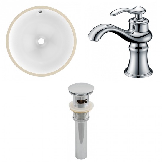 16.5-in. W Bathroom Undermount Sink Set_AI-12929