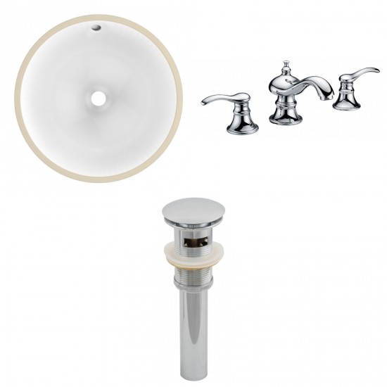 16.5-in. W Bathroom Undermount Sink Set_AI-12933