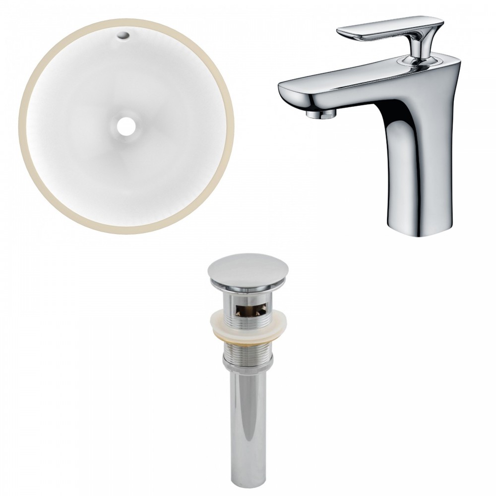 16.5-in. W Bathroom Undermount Sink Set_AI-12939