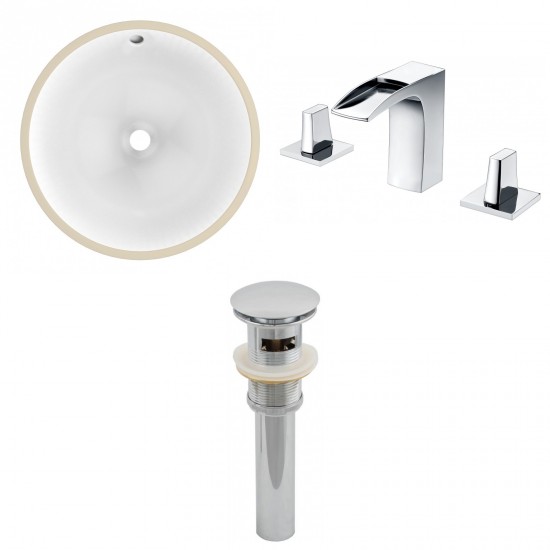 16.5-in. W Bathroom Undermount Sink Set_AI-12945