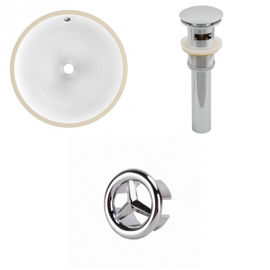 16.5-in. W Bathroom Undermount Sink Set_AI-20565