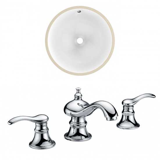 16.5-in. W Bathroom Undermount Sink Set_AI-22743