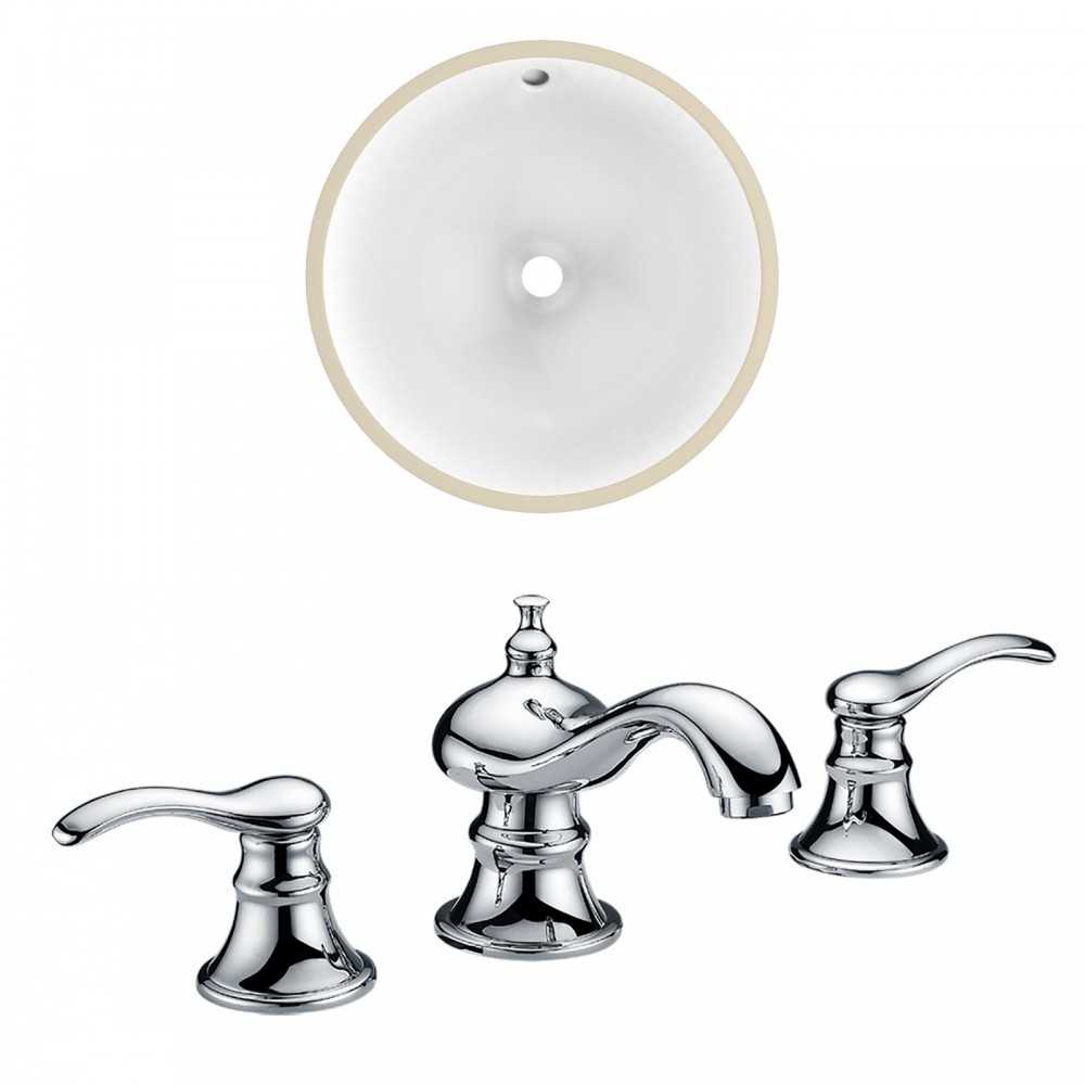 16.5-in. W Bathroom Undermount Sink Set_AI-22743