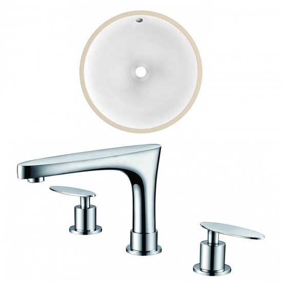 16.5-in. W Bathroom Undermount Sink Set_AI-22745