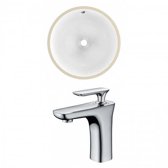 16.5-in. W Bathroom Undermount Sink Set_AI-22746