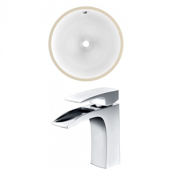 16.5-in. W Bathroom Undermount Sink Set_AI-22747