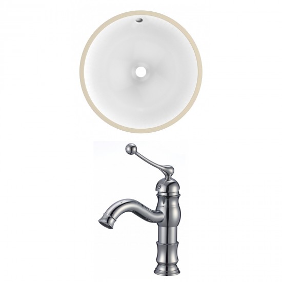 16.5-in. W Bathroom Undermount Sink Set_AI-22751