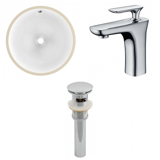 15.25-in. W Bathroom Undermount Sink Set_AI-13029