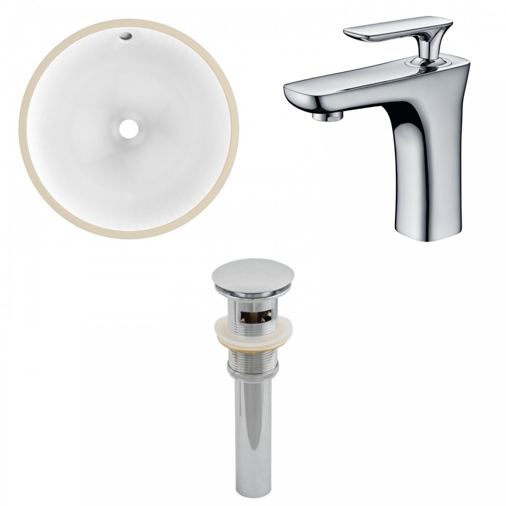 15.25-in. W Bathroom Undermount Sink Set_AI-13029