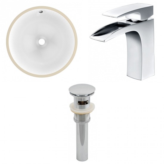 15.25-in. W Bathroom Undermount Sink Set_AI-13033