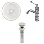 15.25-in. W Bathroom Undermount Sink Set_AI-13037