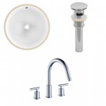 15.25-in. W Bathroom Undermount Sink Set_AI-13043