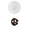 15.25-in. W Bathroom Undermount Sink Set_AI-20452