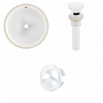 15.25-in. W Bathroom Undermount Sink Set_AI-20599