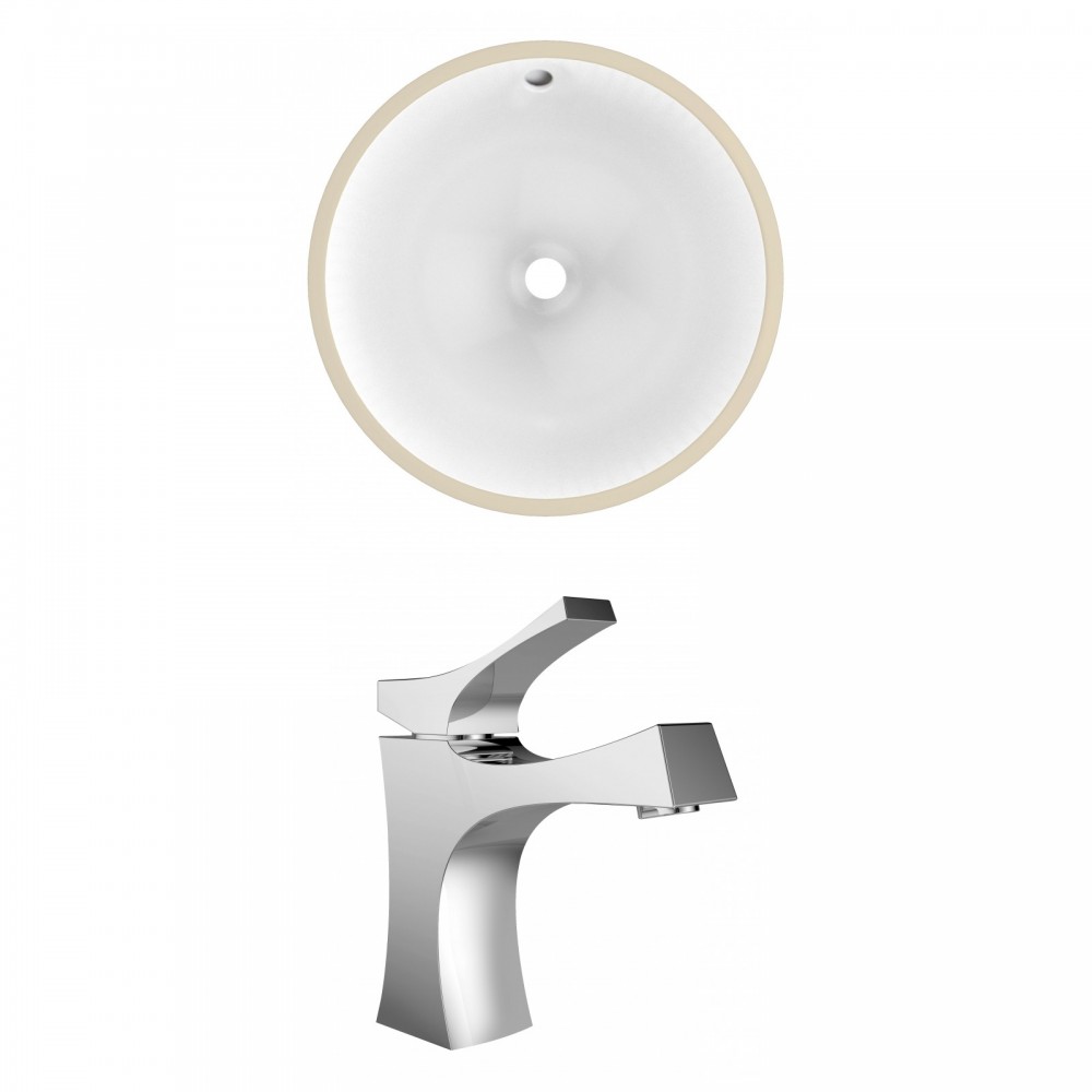 15.25-in. W Bathroom Undermount Sink Set_AI-22827