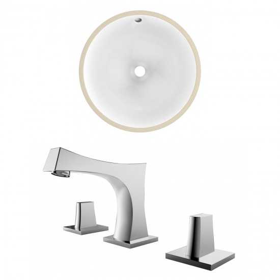 15.25-in. W Bathroom Undermount Sink Set_AI-22828